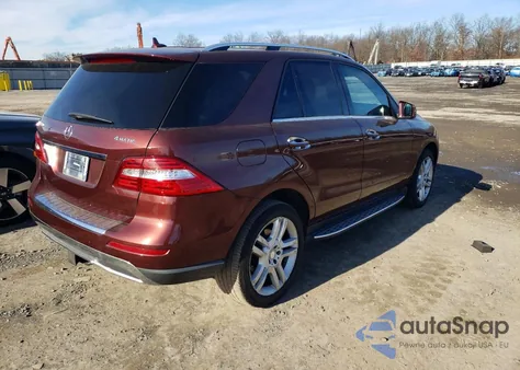 2013 Mercedes-Benz Ml 350 4Matic из США, поврежденный, VIN 4JGDA5HB6DA249027
